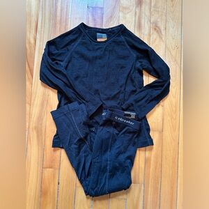Icebreaker toddler base layer set 4T